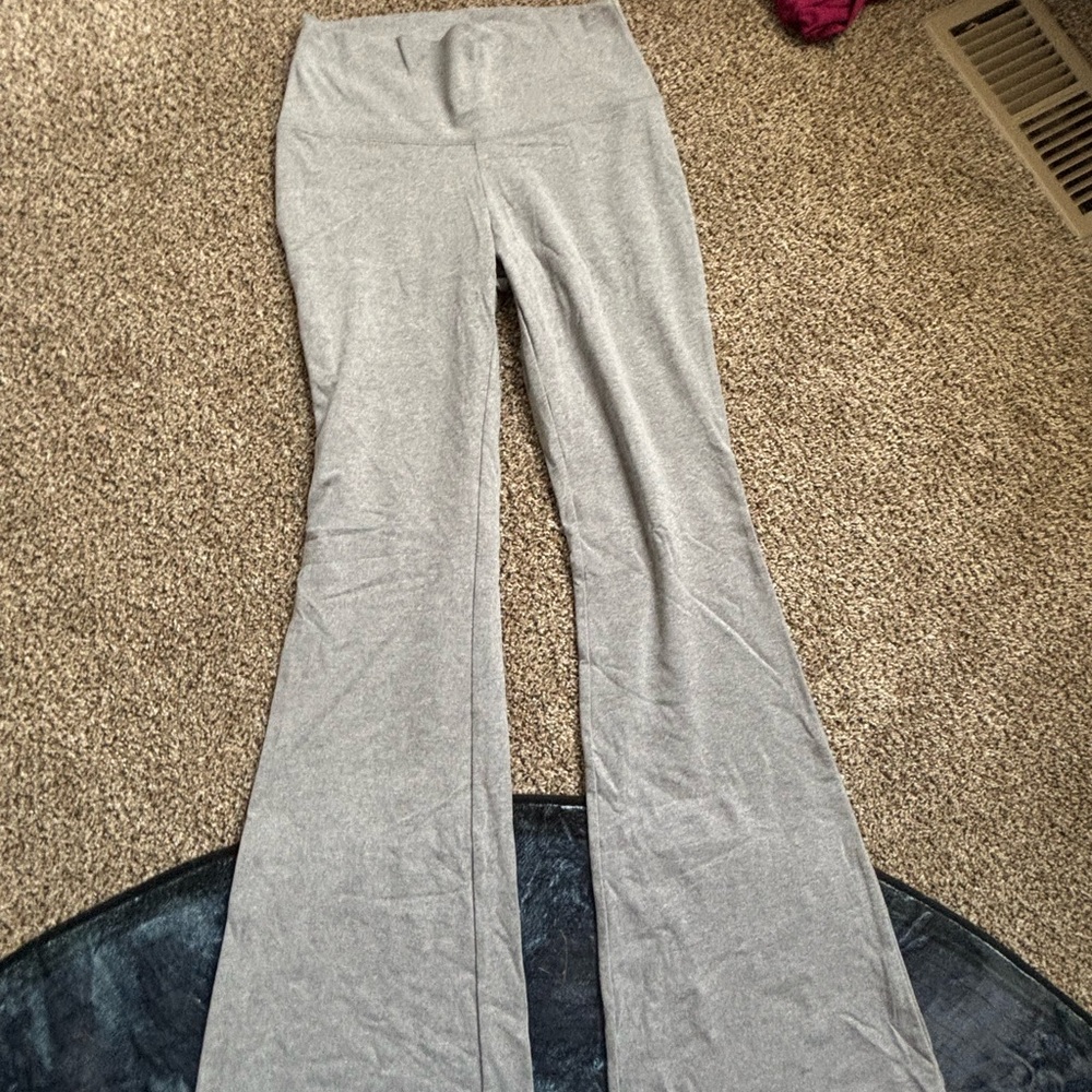 Gray Women's Flared Leggings